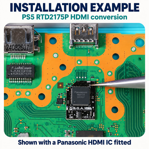 Ps5 rtd2175p hdmi adapter - adapter, pcb